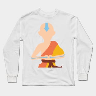 Aang silhouette Long Sleeve T-Shirt